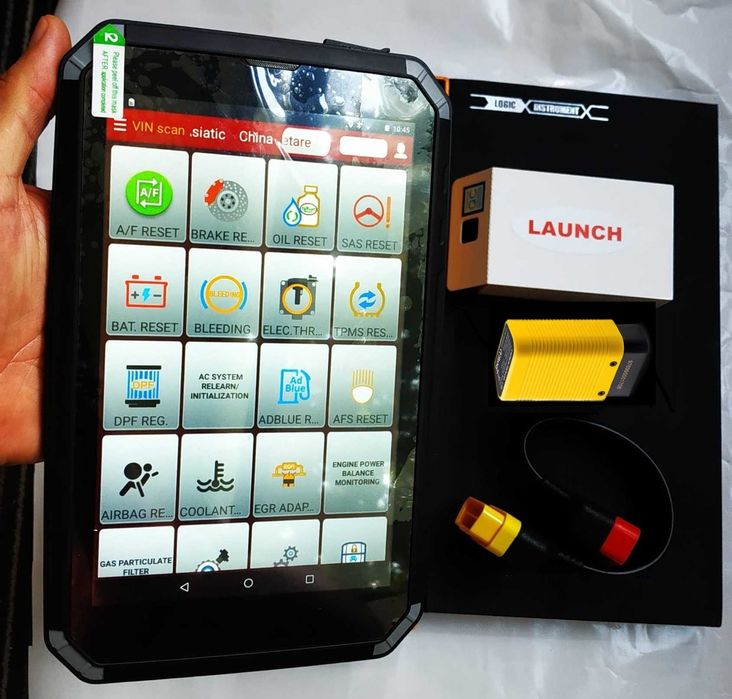 LAUNCH Easydiag Pro3S Tester Auto + Tableta Antisoc 8/256Gb SSD 4G