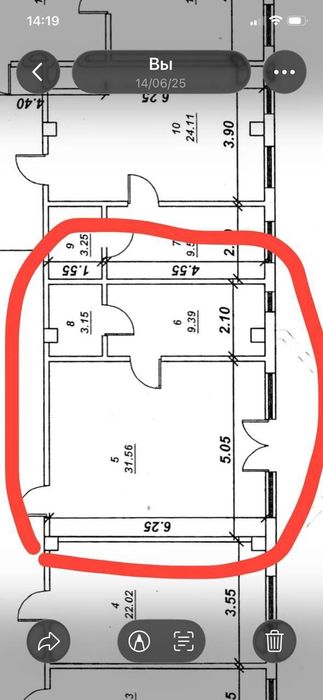 ГУВД. Садик Азимова Сдаётся офис 45м2 в центре города. Доступом 24/7