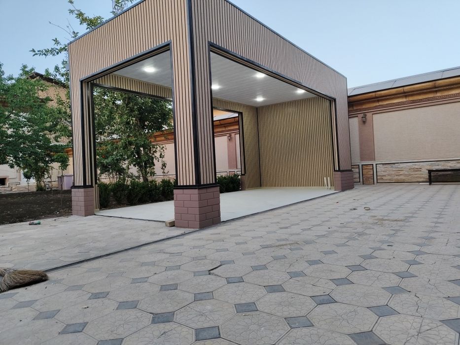 Беседки и модульные дома.