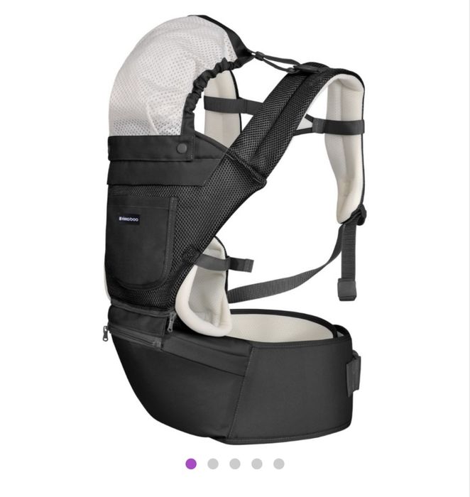 Кенгуру 3 в 1 KikkaBoo - Chloe Mesh, Black