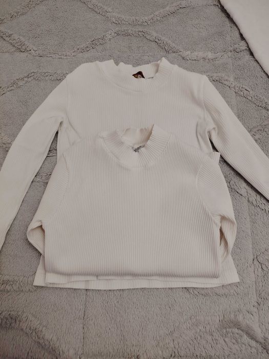 Бели блузки за 11 г., Зимна рокля плетиво