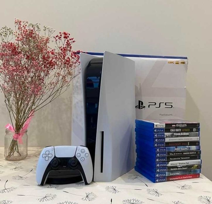 PS5 DISC джойстик и игри