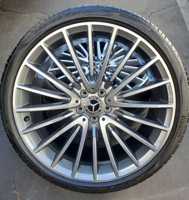 Jante Mercedes AMG originale 21" -  S Class W223 cu anvelope de vara