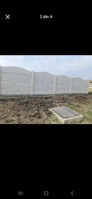 Gard din placi ciment