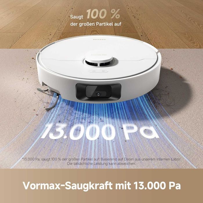 Нова Прахосмукачка Робот с Моп Dreame D20 Pro Plus RLD43SD, 2 години Гаранция, HEPA Филтър, Сухо и Мокро Почистване