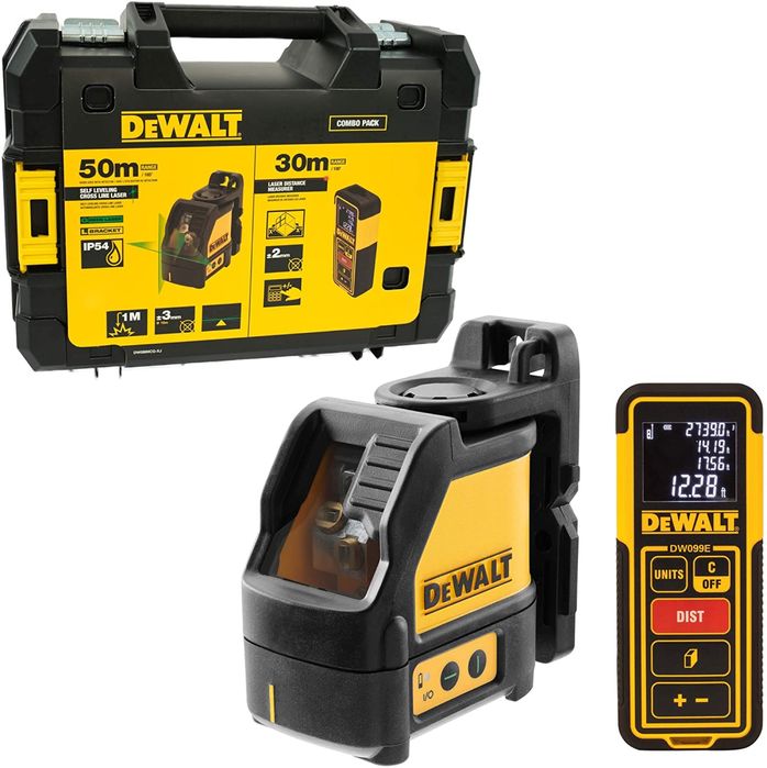 Лазерен Нивелир DeWALT DCE089D1G  360°  Зелен Лъч