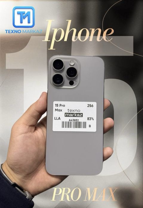 Iphone 15 pro max 256gb 83% yomkst Lla region