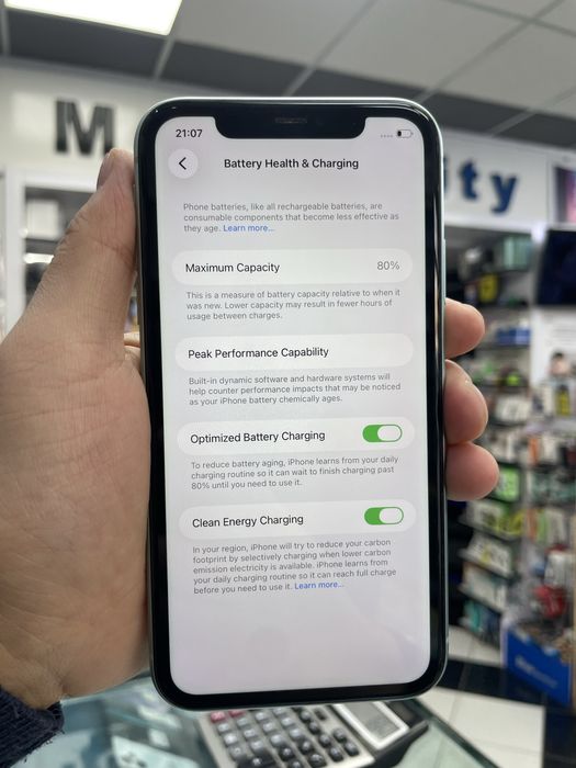 iphone 11 Battery 80%