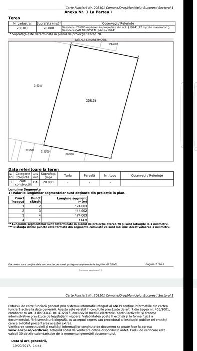Teren intravilan sector 1