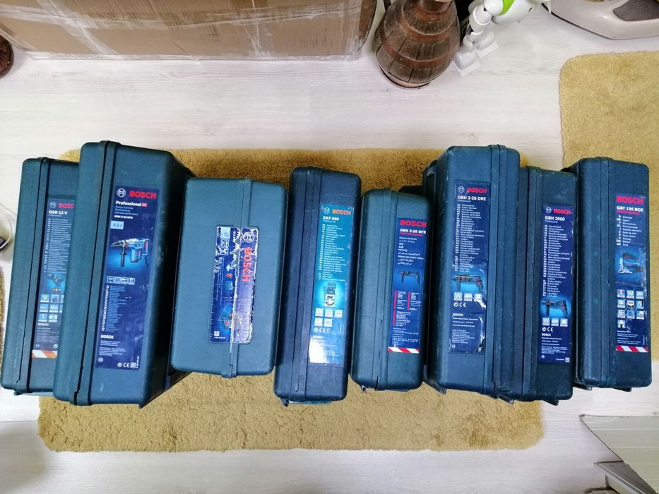 Cutie scule 12-14-18V Makita Wurth Bosch Milwaukee bormasina filetanta