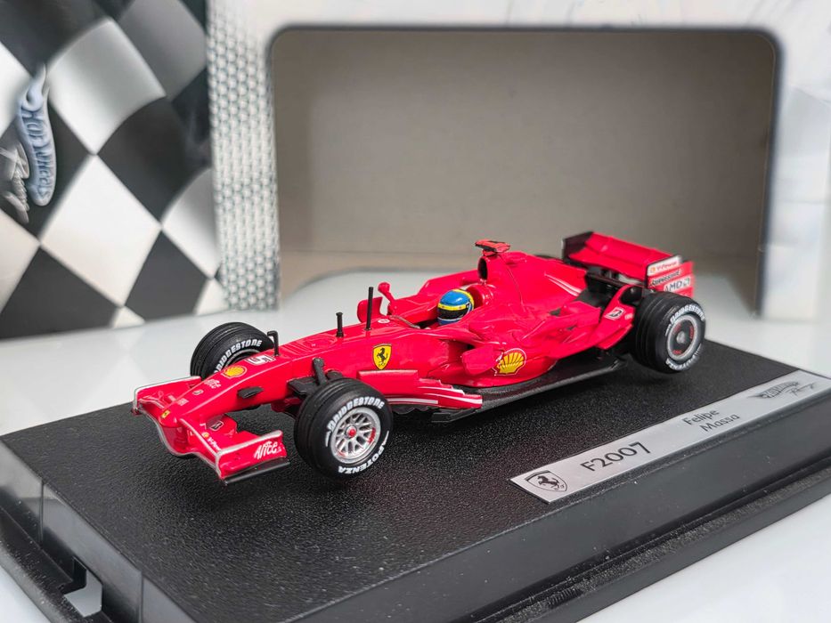 Macheta Auto 1/43 Hotwheels Ferrari 2007 F1 Felipe Massa Formula 1