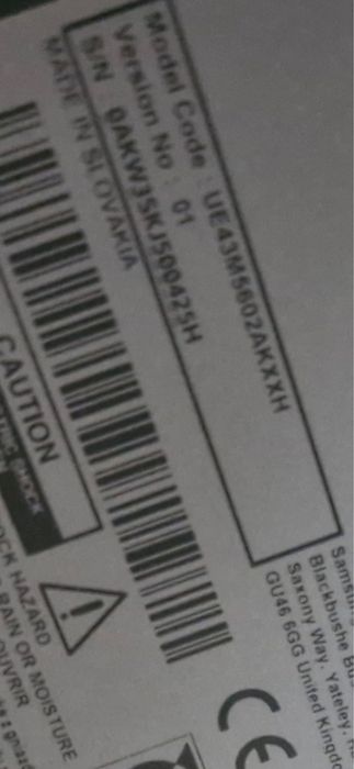 Vand tv Samsung smart 108cm