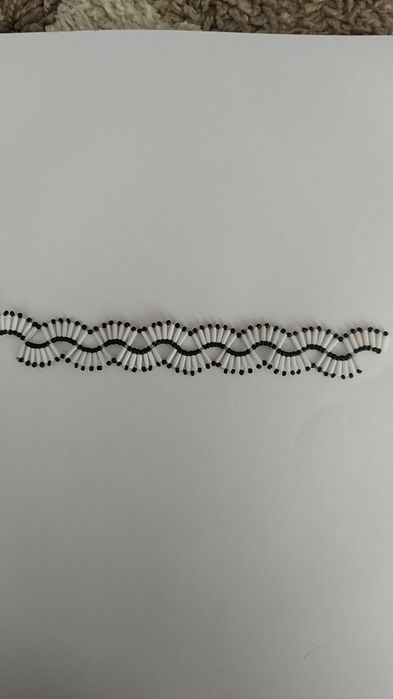 Змейка, фигурка, из бисера.