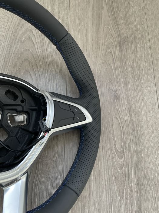 Volan 3 spite piele perforata  sport inel logan 3 sandero 3 Jogger