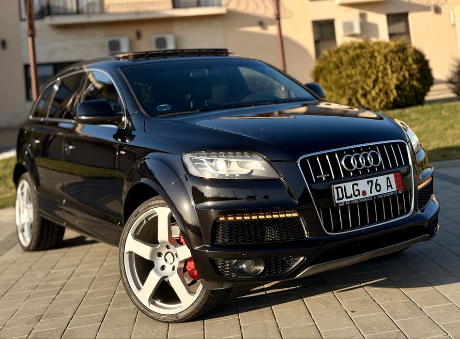 Audi Q7 Exclusive 3x S-line 2012 // 3.0TDI 245 CP Euro 5 // 7 locuri