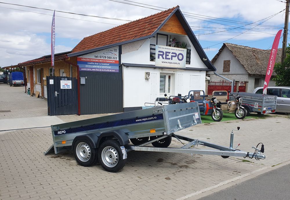 Remorca Repo QRDS PRO Basculabil  2,6/1,5m 750 KG