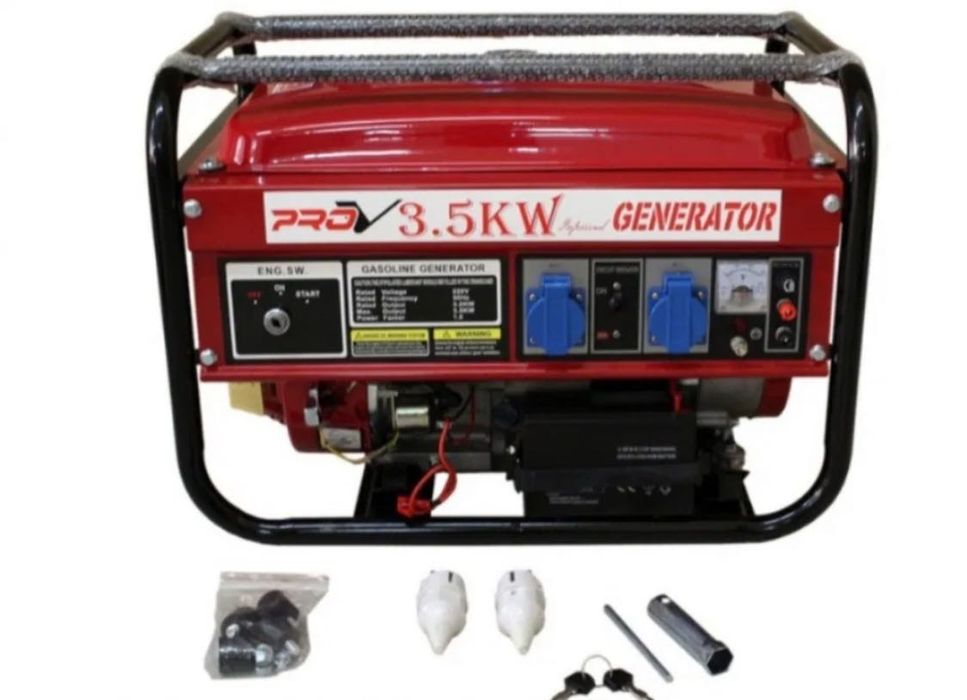 Генератор 3.5 кв нови може и на газ