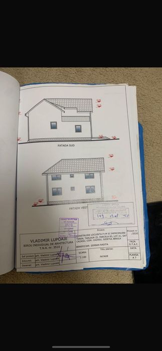 De vânzare casă la roșu în Cazasu construcție 2021
