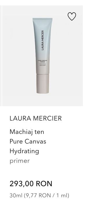 Laura Mercier Pure Canvas Hydrating Primer NOU