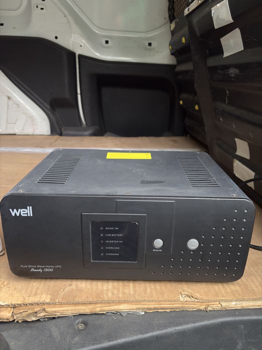 UPS Well Steady 1500VA, 900W, 2 x Schuko, pentru centrale termice