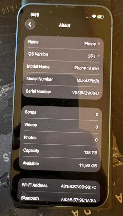 iPhone 13 mini 128gb