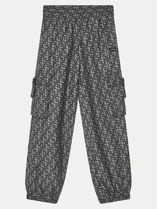 Детски черен панталон GUESS Kids Regular fit  / 14 г