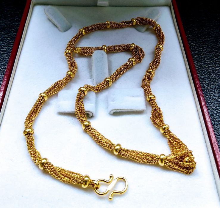 Набор цепочка и браслет