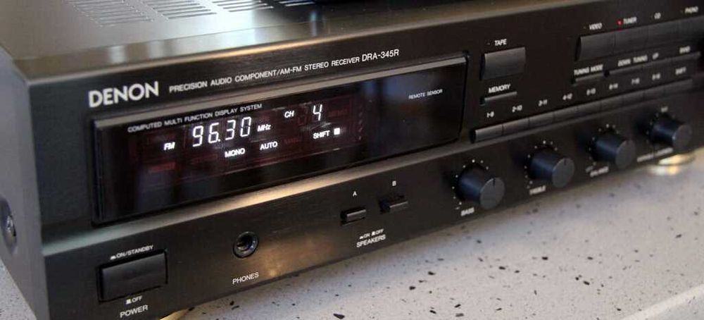 Amplituner Denon DRA-345R (45 wati/8 ohmi), made in Japan