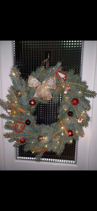 Coronițe de Crăciun din brad natural