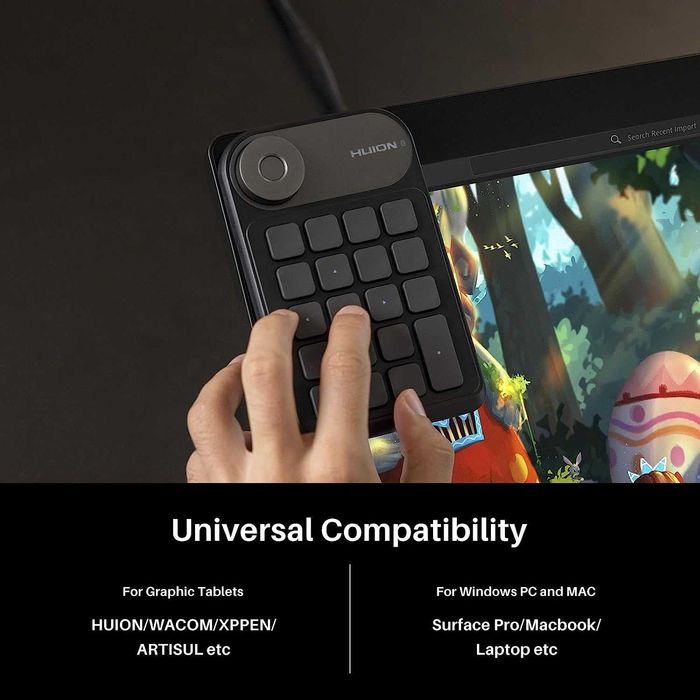 Беспроводная клавиатура для графических планшетов Huion KD20