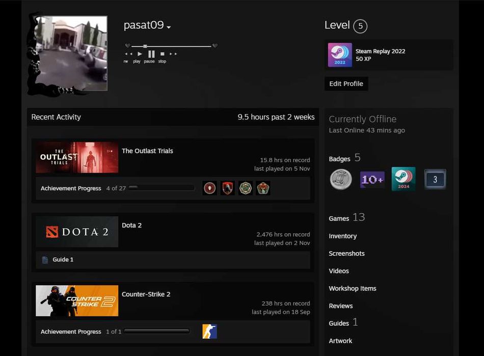 Аккаунт Steam на 200$