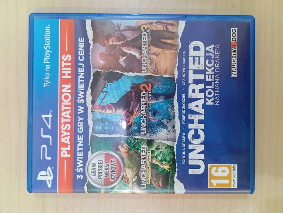 Uncharted Коллекция PS4 диск