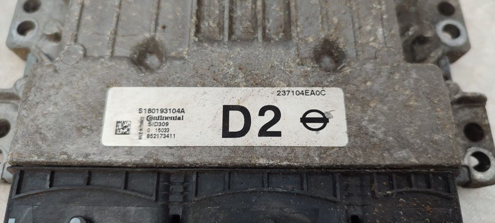CALCULATOR MOTOR (ECU) NISSAN PULSAR 2014–2018 COD OEM 23710-4EA0C / 237104EA0C / CONTINENTAL S180193104A (5E2)