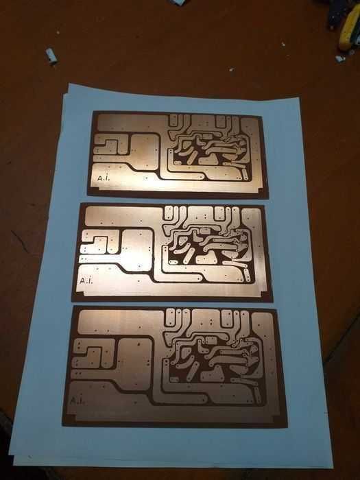 Proiectare cablaje electronice single layer