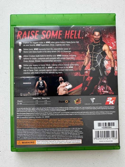 WWE 2K16 за Xbox 360/Xbox one/Xbox Series X