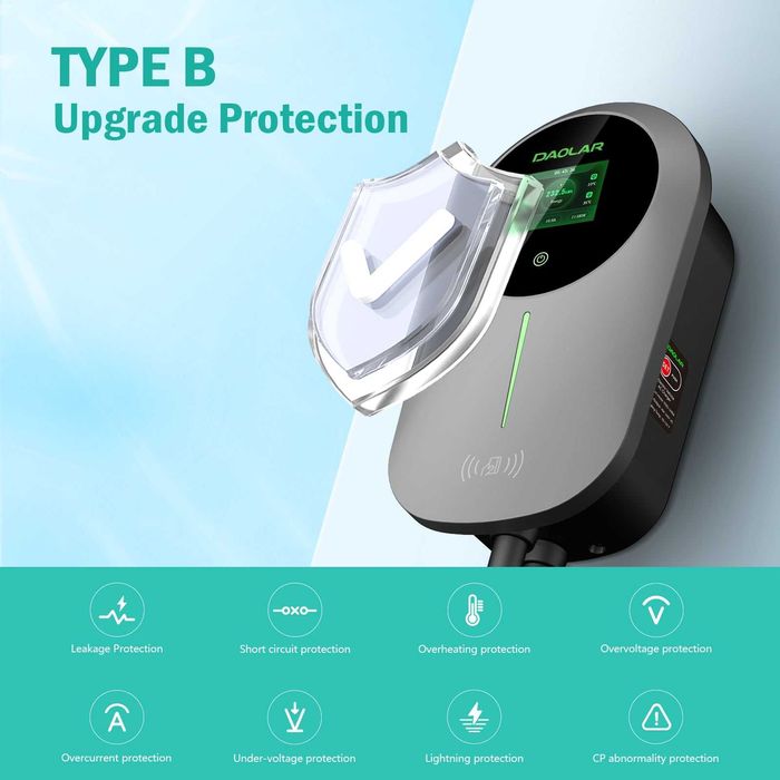 Зарядна станция за електрически автомобил Daolar Wallbox Y083 – 22 kW
