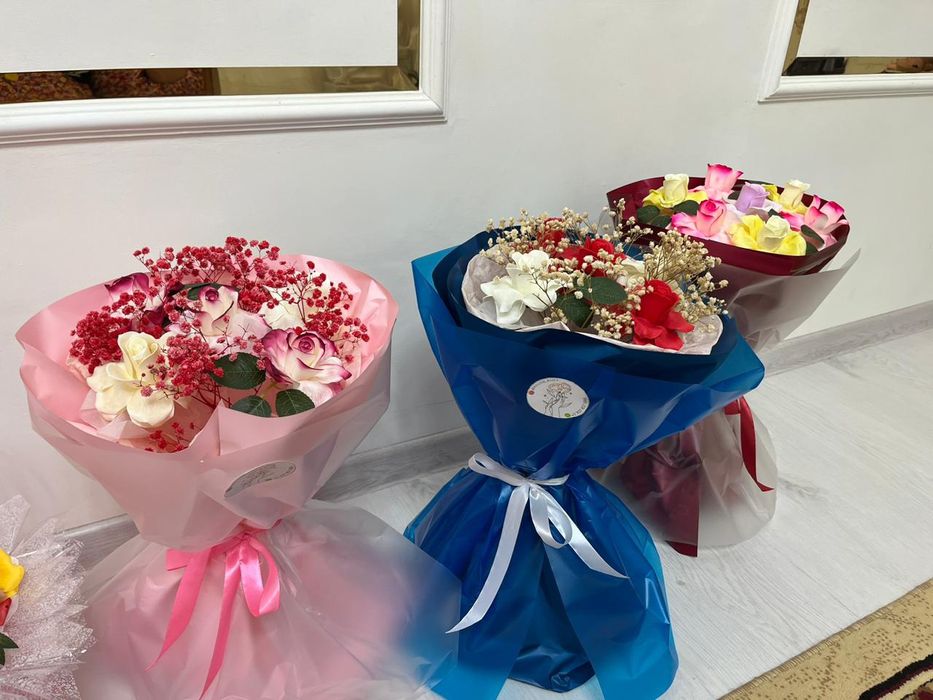 Цветы. Мыльные роза.