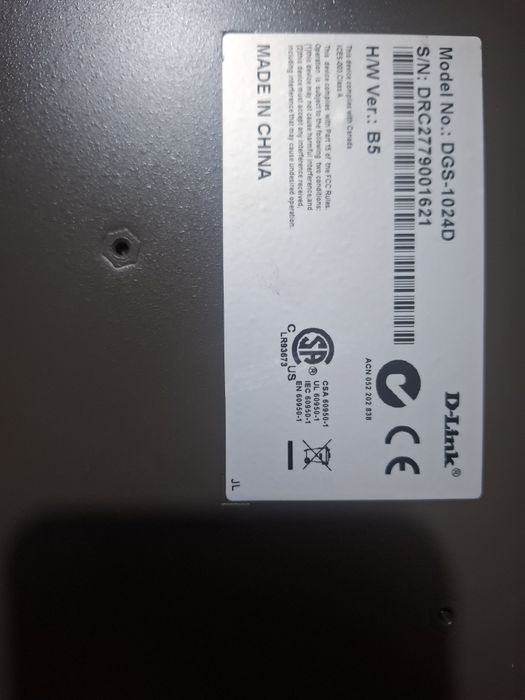 Коммутатор D-Link DGS-1024D обмен