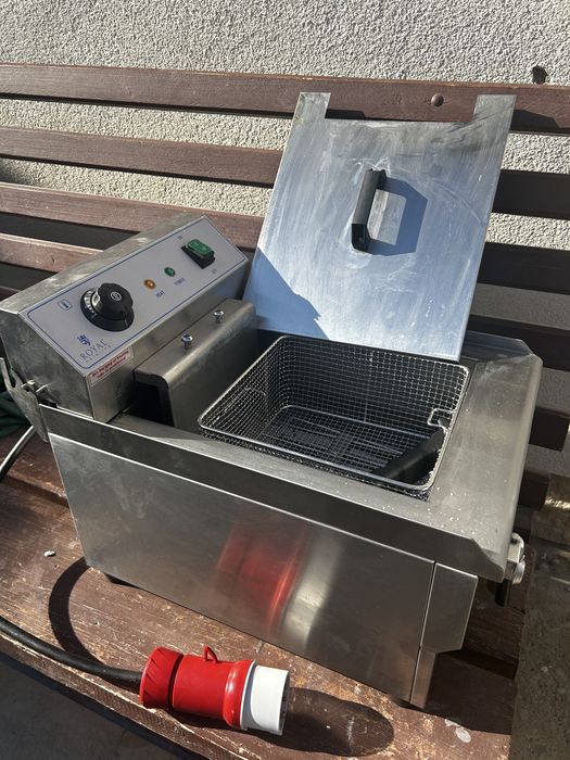 Friteuză profesională electrică 16L Royal Catering (trifazică) – Inox