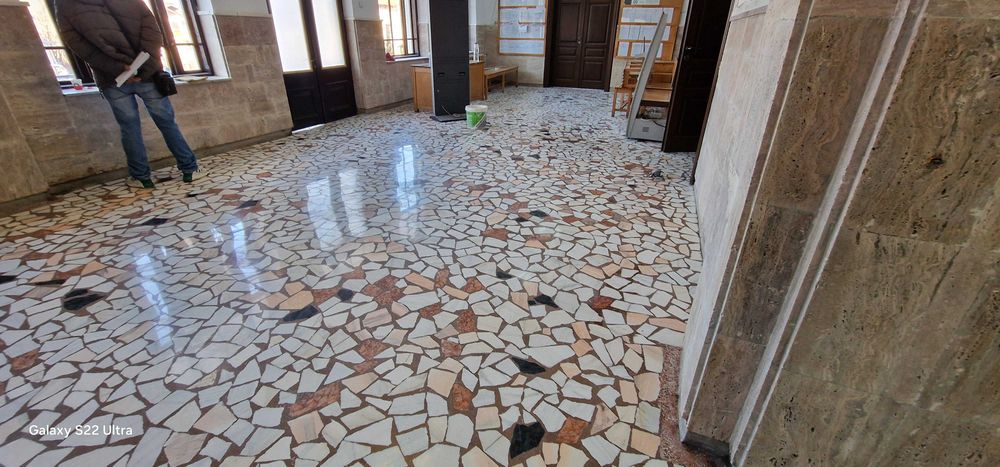 Reconditionare pardoseli marmura