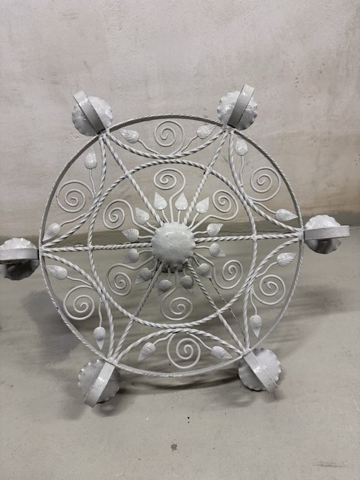 Lustra si veioza din fier forjat