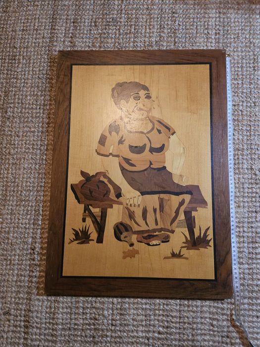 Tablou / tablouri din entarsii de furnir aplicat pe lemn