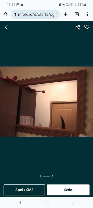 Pat metal, dulap, raft,oglinda,comoda