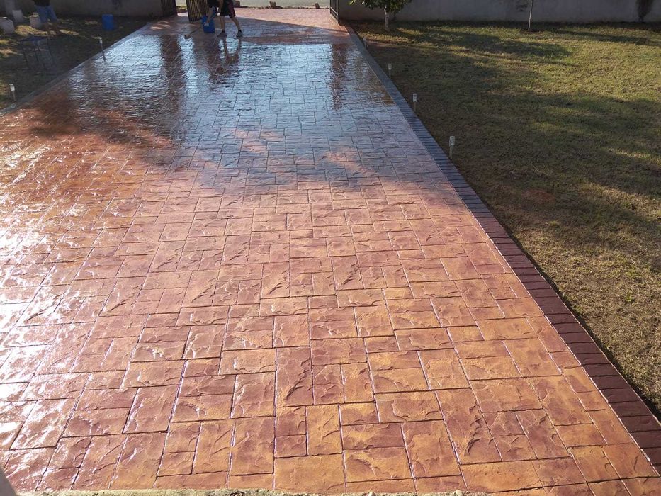 Beton amprentat PaulPAV