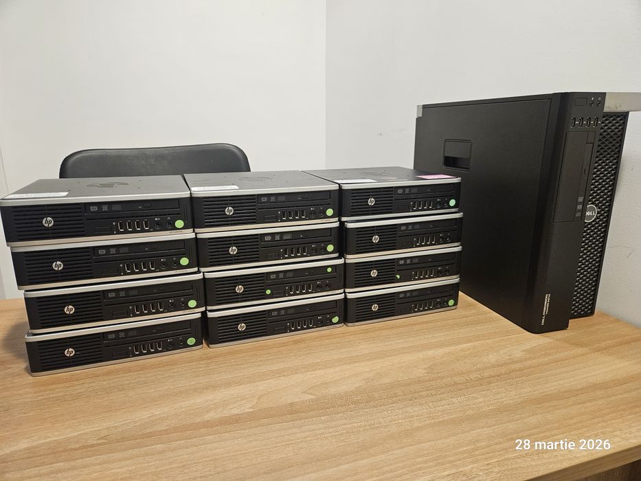 HP Compaq elite 8300 Ultra-Slim Desktop (USDT) +Monitoare profesionale