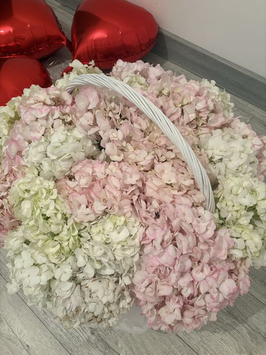 букет из гортензий