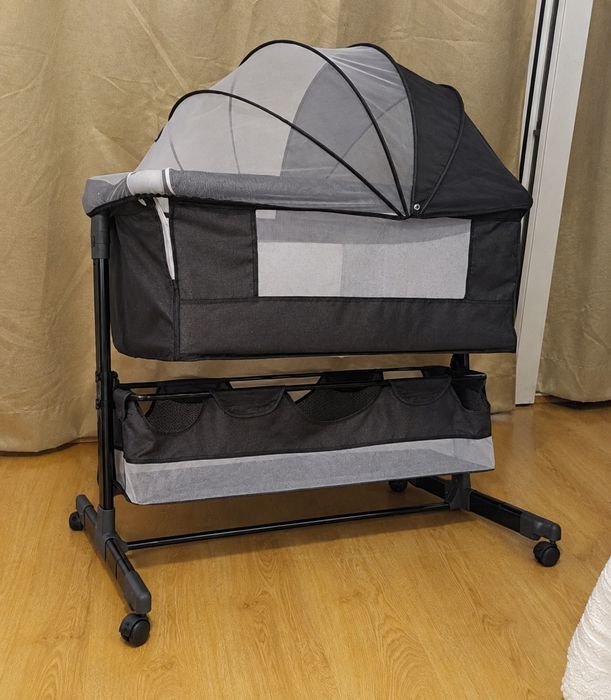 Pătuț Co Sleeper + saltea din cocos