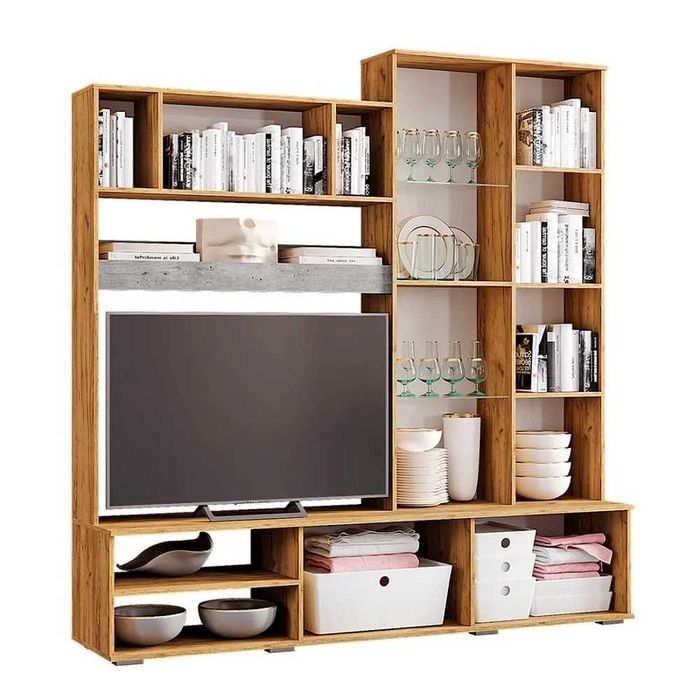 Современная стенка в гостиную Трамп в стиле Лофт