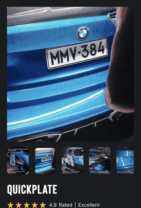 Suporti auto Carholics Quickplate