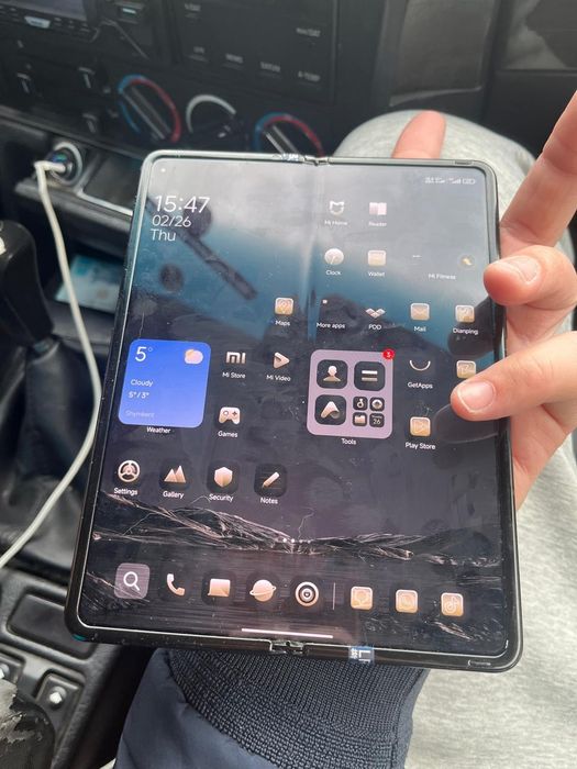 Xiaomi mix fold открывашка